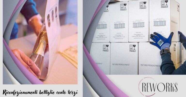 Riconfezionamenti bottiglie conto terzi a Verona da Reworks