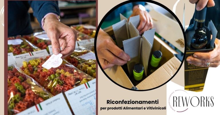 Riconfezionamenti conto terzi per prodotti alimentari e vitivinicoli a Verona da Reworks