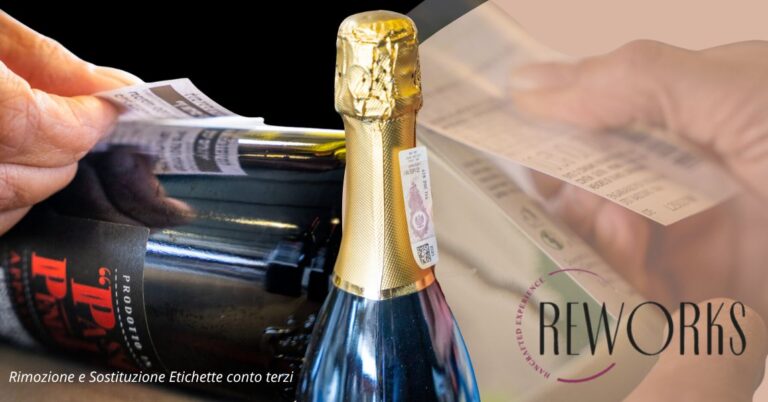 Rimozione e sostituzione etichette conto terzi a Verona da Reworks